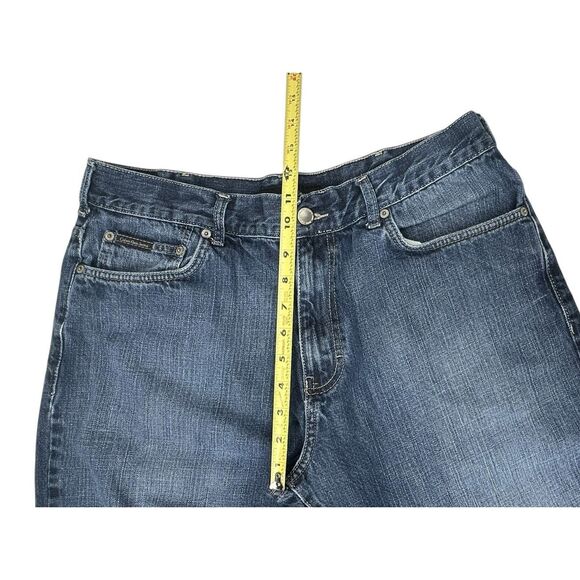 Calvin Klein Easy Fit Relaxed Straight Dark Wash Denim Jeans Men’s Size 36x30 - Picture 7 of 9